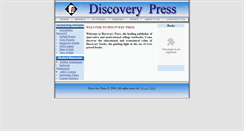 Desktop Screenshot of discovery-press.com