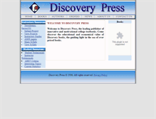 Tablet Screenshot of discovery-press.com